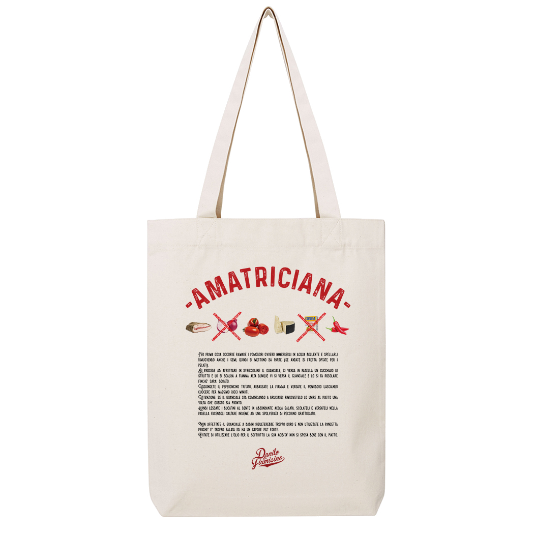 SHOPPING-BAG - AMATRICIANA natural