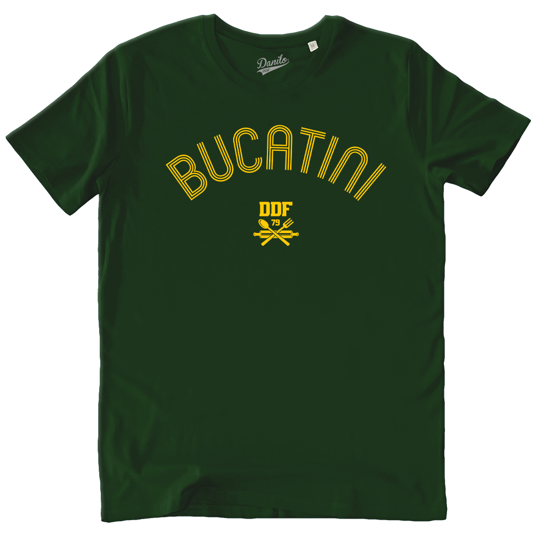 T-SHIRT UNISEX - BUCATINI bottle-green