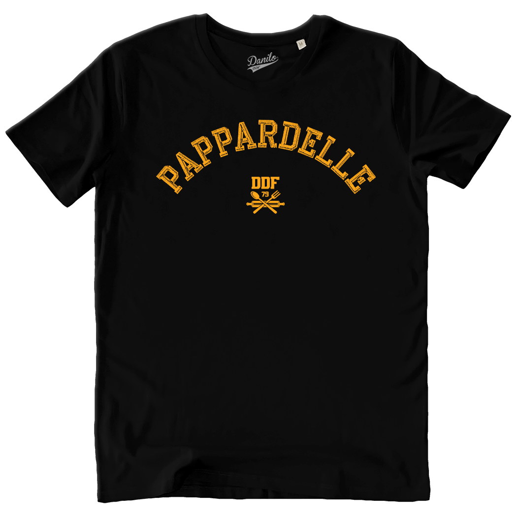 T-SHIRT UNISEX - PAPPARDELLE black